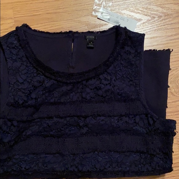 J. Crew navy dress top - Picture 2 of 4